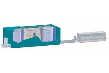 Línea de procesamiento de productos marinos