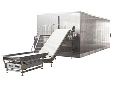 Túnel de congelación fluidizada